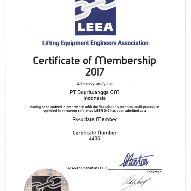Depriwangga LEEA Certificate of Membership (2017).pdf Depiwangga LEEA Certificate of Membership
