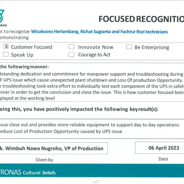 reward focused recognition