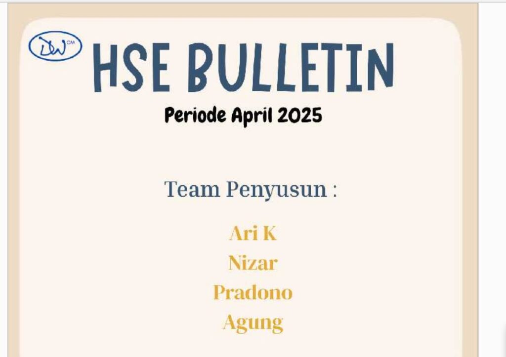 HSE Bulletin April 2025